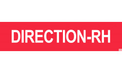 DIRECTION RH rouge - 15x3,5cm - Sticker/autocollant