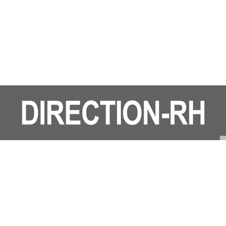 DIRECTION RH gris - 15x3,5cm - Sticker/autocollant