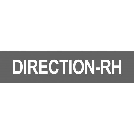 DIRECTION RH gris - 15x3,5cm - Sticker/autocollant