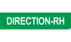 DIRECTION RH vert - 15x3,5cm - Sticker/autocollant