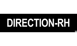 DIRECTION RH noir - 15x3,5cm - Sticker/autocollant