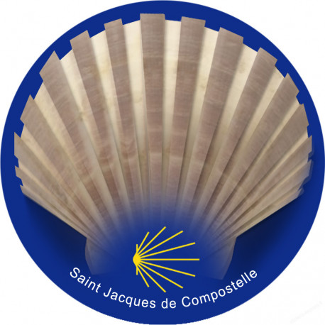  Saint-Jacques-de-Compostelle - 15cm - Sticker/autocollant