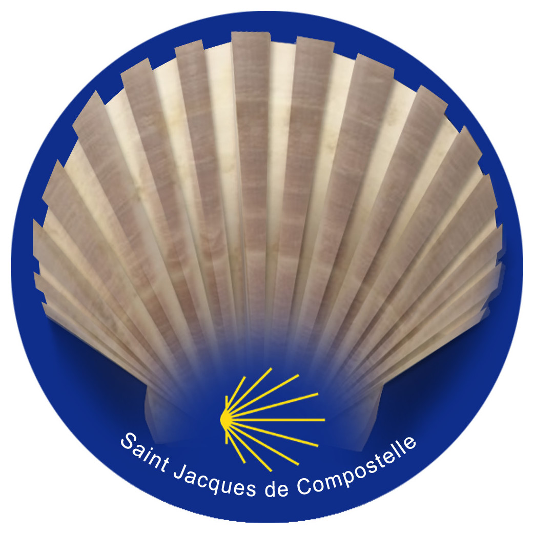  Saint-Jacques-de-Compostelle - 20cm - Sticker/autocollant