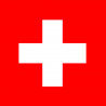 drapeau officiel Suisse : 13x13cm - Sticker/autocollant