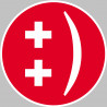 humour suisse - 10cm - Sticker/autocollant