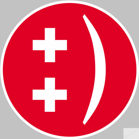humour suisse - 20cm - Sticker/autocollant