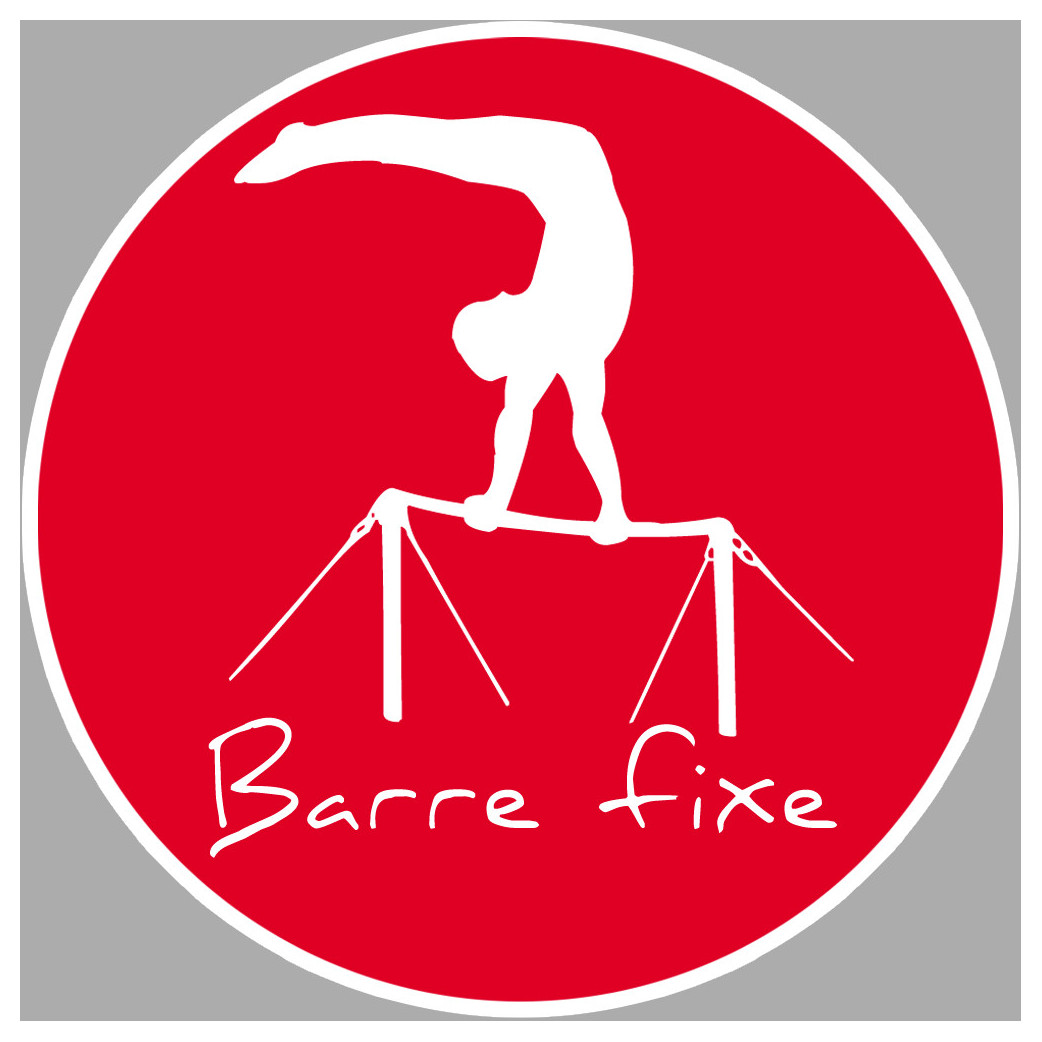 Barre fixe - 10cm - Sticker/autocollant