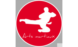 Arts martiaux - 15cm - Sticker/autocollant