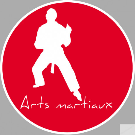 Arts martiaux 4 - 20cm - Sticker/autocollant