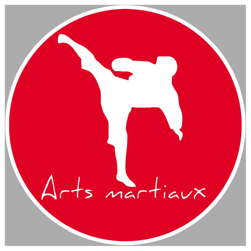 Arts martiaux série 5 - 15cm - Sticker/autocollant