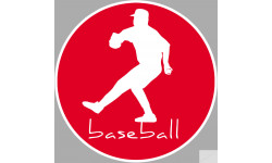 Baseball - 10cm - Sticker/autocollant