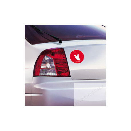 Basketball - 15cm - Sticker/autocollant