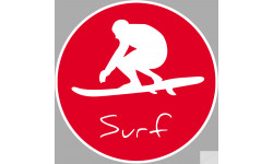 Surf - 5cm - Sticker/autocollant