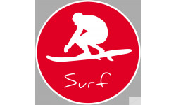 Surf - 10cm - Sticker/autocollant