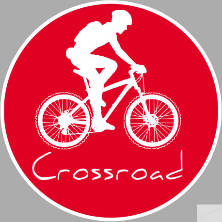 Crossroad - 15cm - Sticker/autocollant
