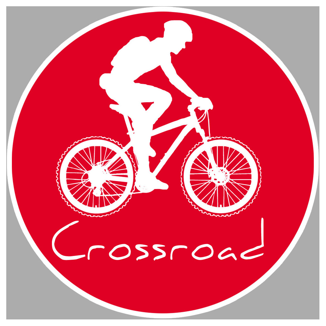 Crossroad - 20cm - Sticker/autocollant