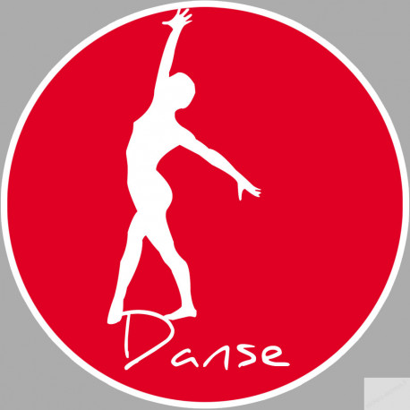 Danse classique - 10cm - Sticker/autocollant