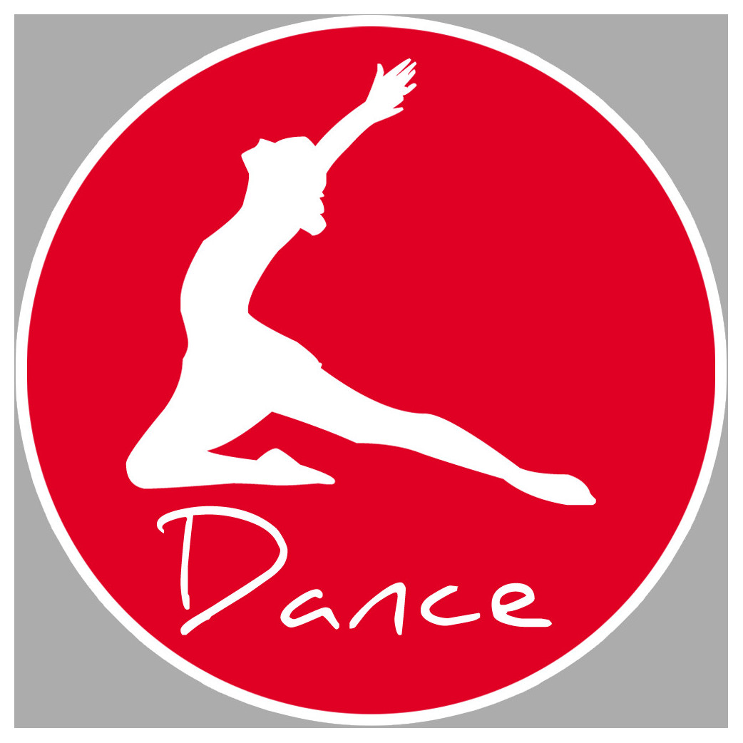 Dance - 20cm - Sticker/autocollant