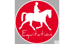 Équitation - 10cm - Sticker/autocollant
