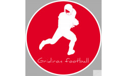 Gridiron football - 20cm - Sticker/autocollant