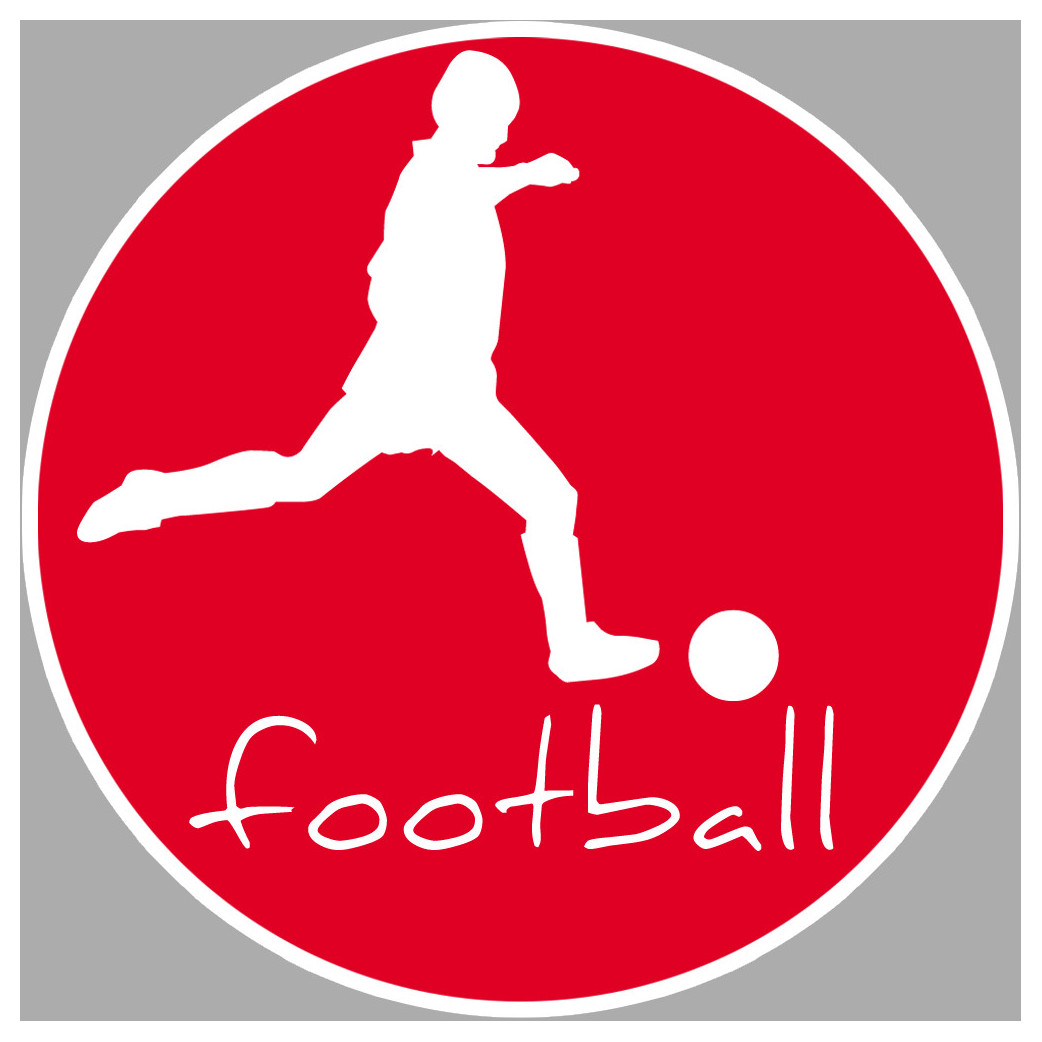 Football - 5cm - Sticker/autocollant