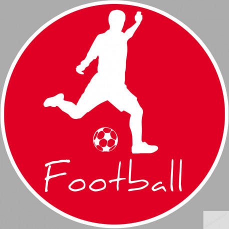 Football tir - 10cm - Sticker/autocollant