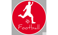 Football tir - 20cm - Sticker/autocollant