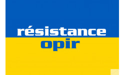 Ukraine résistance opir - 5cm - Sticker/autocollant