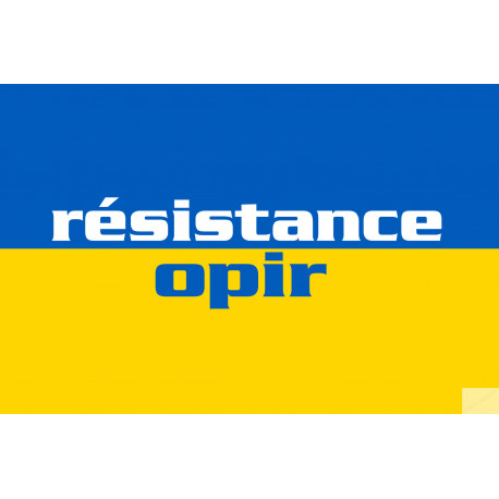 Ukraine résistance opir - 5cm - Sticker/autocollant