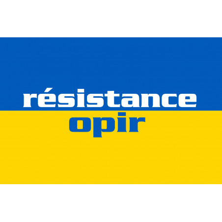 Ukraine résistance opir - 5cm - Sticker/autocollant