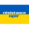Ukraine résistance opir - 5cm - Sticker/autocollant