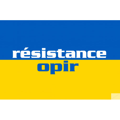 Ukraine résistance opir - 15cm - Sticker/autocollant
