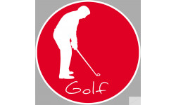 golf - 5cm - Sticker/autocollant