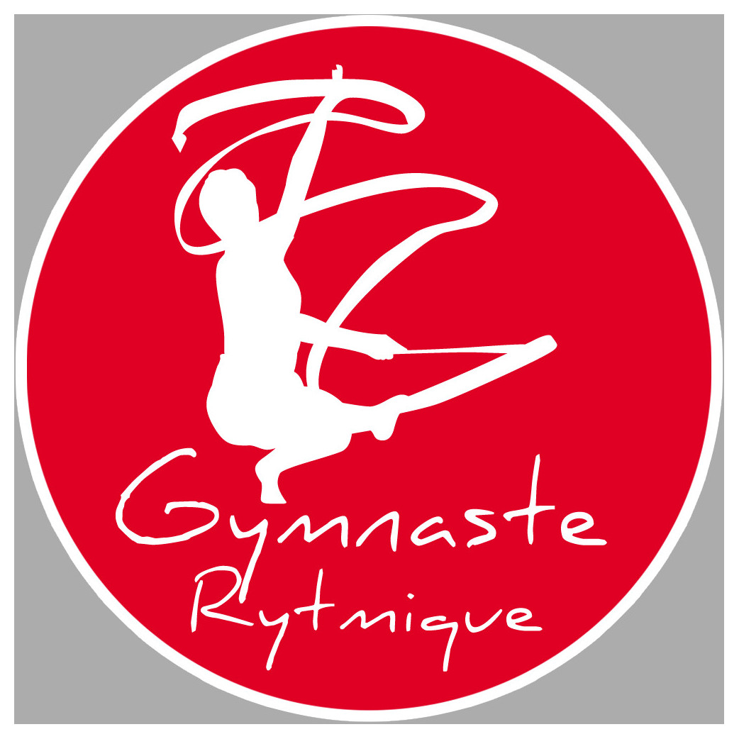 Gymnastique Rythmique - 5cm - Sticker/autocollant