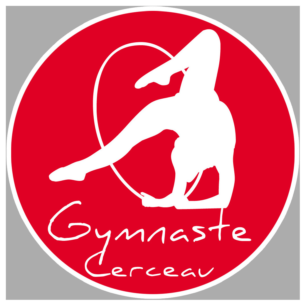 Gymnastique Cerceau - 5cm - Sticker/autocollant