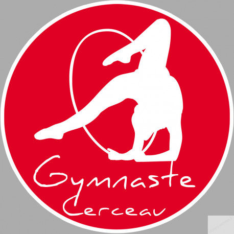 Gymnastique Cerceau - 15cm - Sticker/autocollant