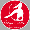 Gymnastique Cerceau - 15cm - Sticker/autocollant