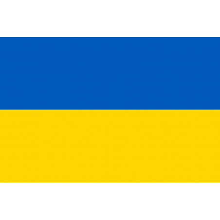 Drapeau Ukraine - 5x3,3cm - Sticker/autocollant