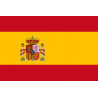 Drapeau Espagne - 15 x 10 cm - Sticker/autocollant