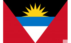 Drapeau Antigua and Barbuda - 19.5x13cm - Sticker/autocollant