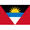 Drapeau Antigua and Barbuda - 5x3,3cm - Sticker/autocollant