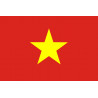 Drapeau Viet Nam - 19.5x13cm - Sticker/autocollant