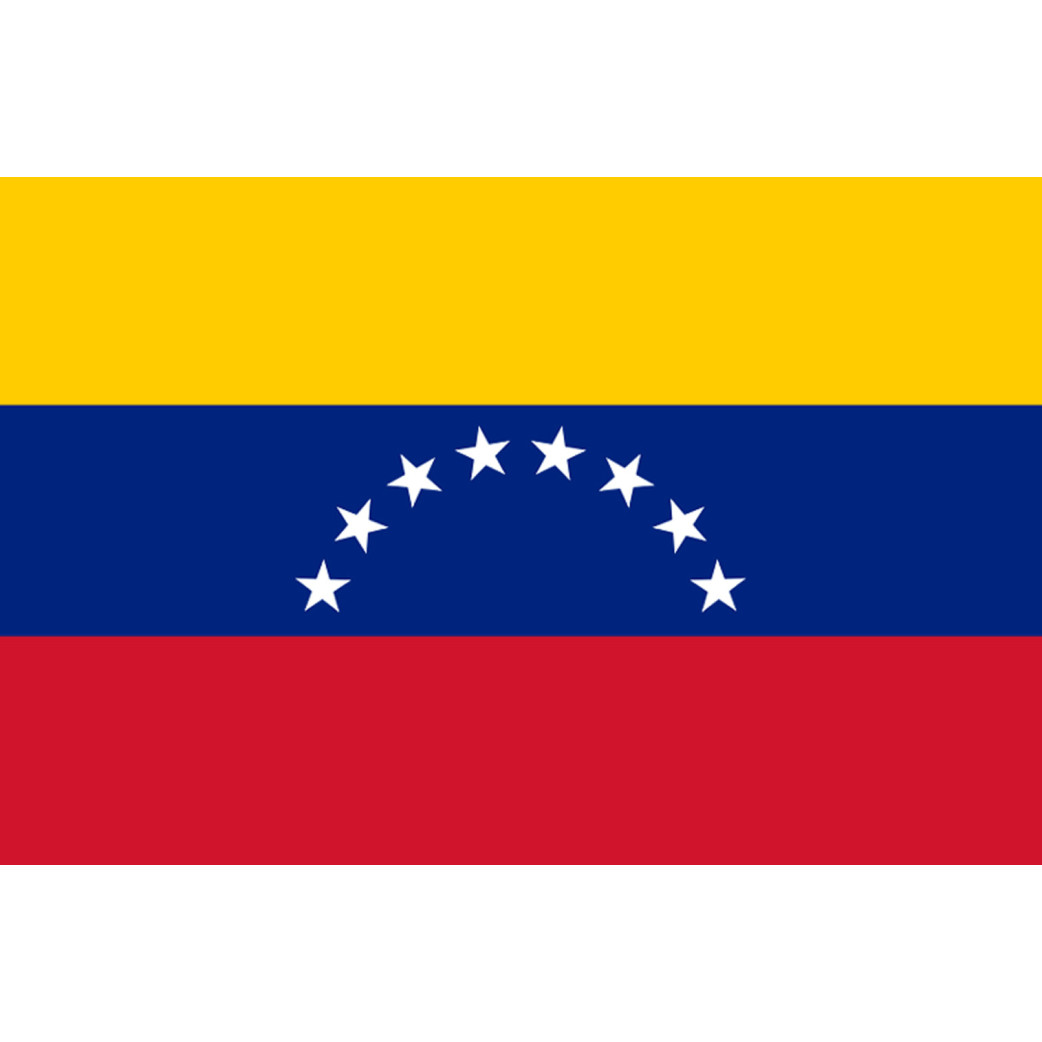 Drapeau Vénézuela - 15x10cm - Sticker/autocollant