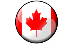 drapeau Canadien rond