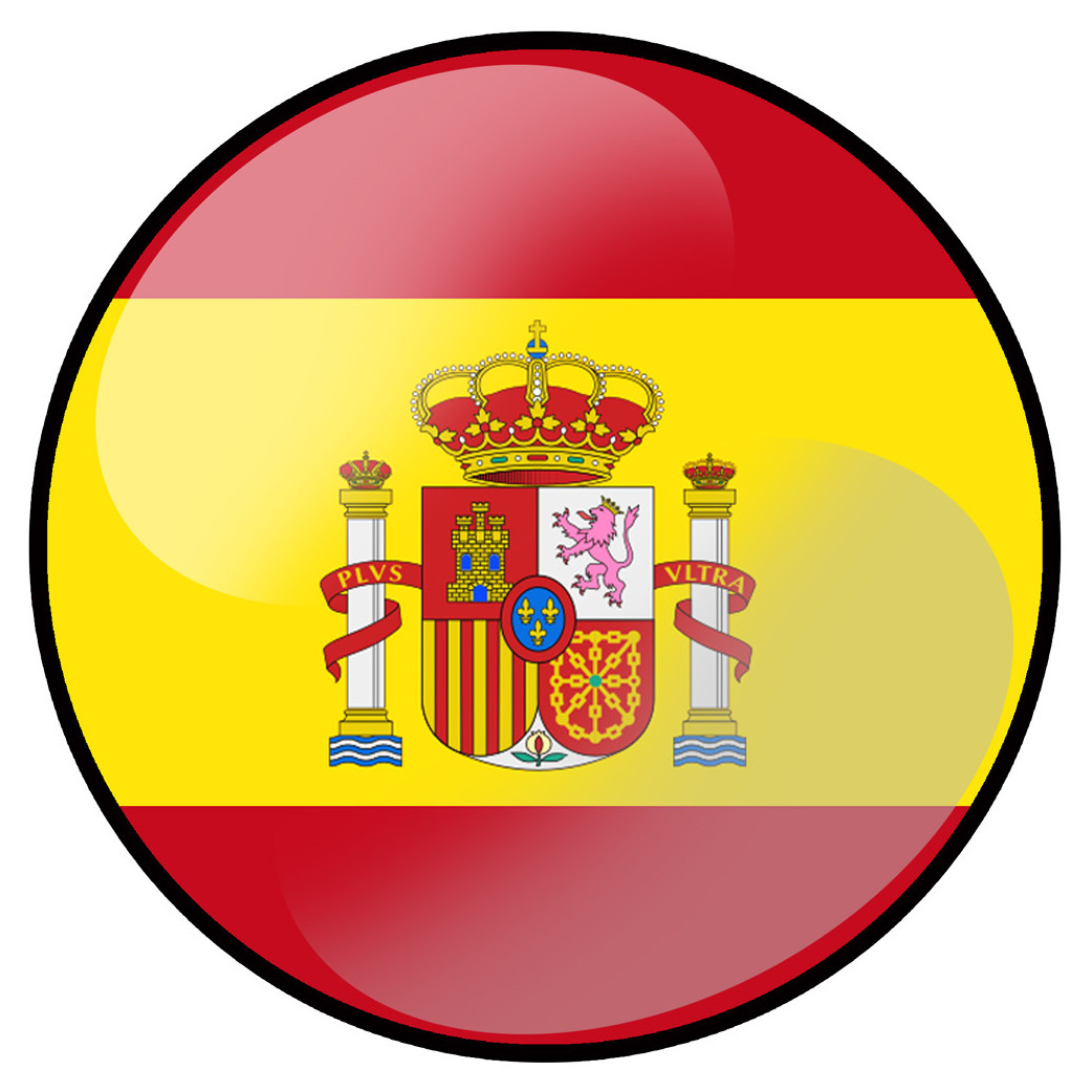 drapeau Espagnol - 5cm - Sticker/autocollant