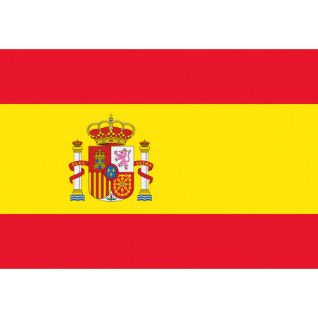 drapeau Spain - 19,5x13cm - Sticker/autocollant