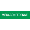 VISIO-CONFERENCE - 29x7cm - Sticker/autocollant