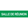 SALLE DE REUNION VERT - 29x7cm - Sticker/autocollant