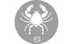 signe zodiaque scorpion rond - 5cm - Sticker/autocollant