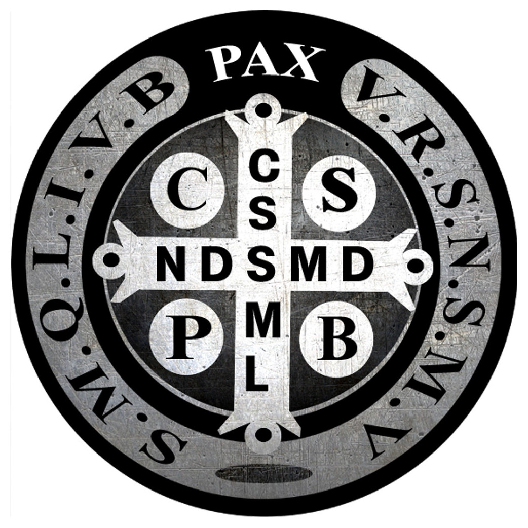 Saint Benoit - (5x5cm) - Sticker /autocollant